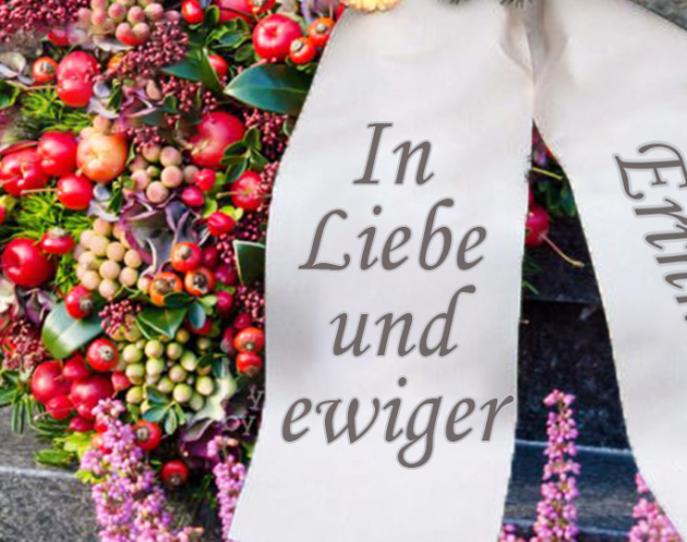 Schleifen Trauerkranz Modern 2024 Leben Zitate Zitate über das